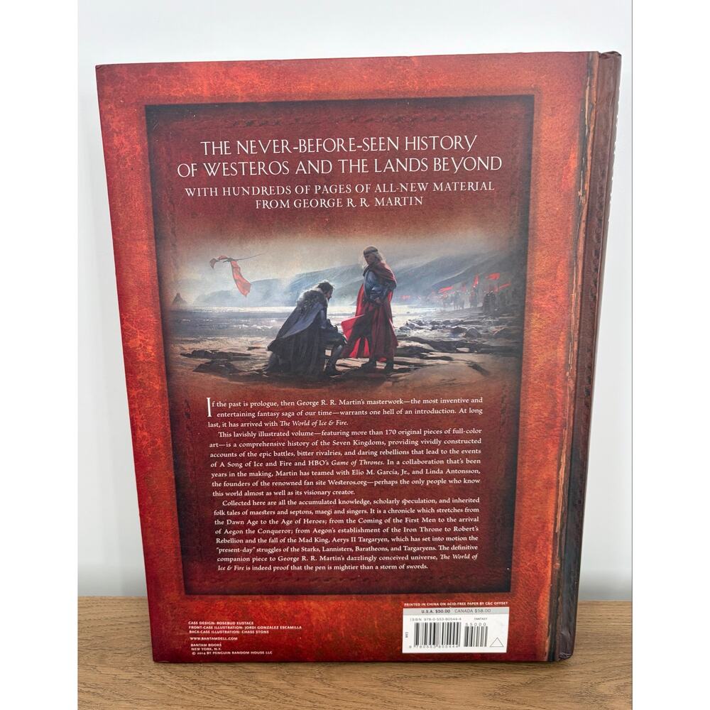 The World of Ice and Fire Hardcover George RR Martin Game of Thrones - Picture 2 of 10